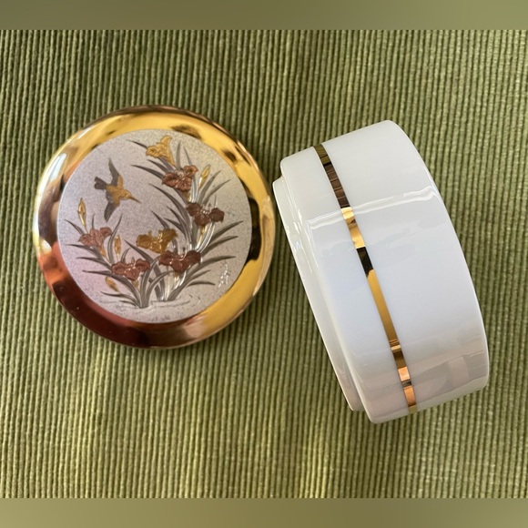 Chokin Vintage Porcelain Trinket Box - Toyo - Picture 3 of 5